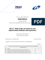 State of The Art Report On Soil Improvment Methodes and Experiences