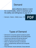 DEmand Anaysis