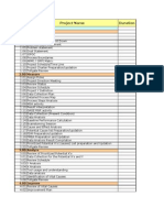 DMAIC Project Plan Template