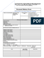 International Fund For Agricultural Development: Please Read Carefully and Fill in Each Section Clearly and Completely