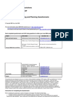 SAP Questionnaire 061510