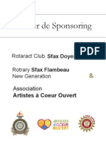 Dossier de Sponsoring - Diner Gala À Sfax