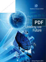 Radiance Group LTD 2010 Annual Report