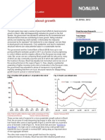 Brazil - Little To Do About Growth - Nomura10Apr12