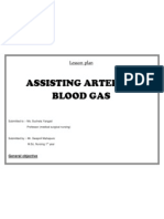 Assisting Arterial Blood Gas: Lesson Plan