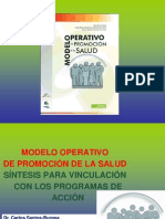 Modelo Operativo Promoción de La Salud - Vinculacion