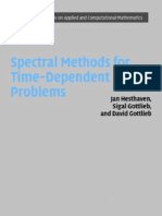 Spectral Methods For Time-Dependent Problems