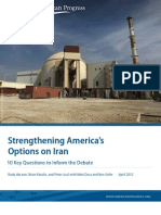 Strengthening America's Options On Iran