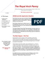 The Royal Arch Penny: DDGM and AGL Application Deadline