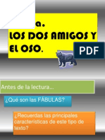 Fabula Los Dos Amigos y El Oso