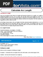 Calculate Arc Length