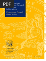 Kindergarten Through Grade Twelve: English-Language Development Standards For California Public Schools