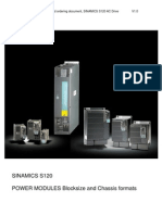 SINAMICS S120 POWER MODULES Blocksize and Chassis Formats