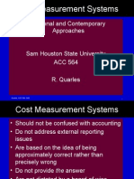 Cost Measurement System