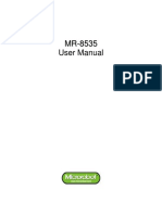 Mr8535 User Manual