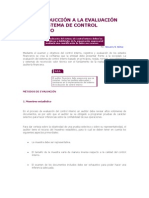 Ejemplo de Control Interno A Un Sistema Financiero