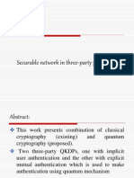 Securable Network in 3 Party Network