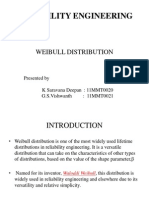 Reliability Engineering: Weibull Distribution