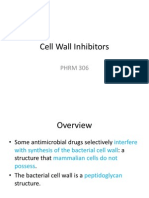 Cell Wall Inhibitors