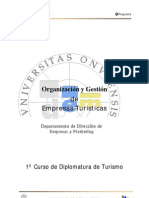 Organizacion y Gestion de Empresas Turisticas