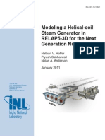 Modeling of Helical Coil Steam Generator