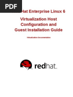 RHEL 6 Virtualization Host Configuration and Guest Installation Guide