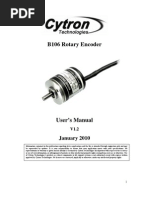 B106 Rotary Encoder User's Manual