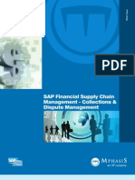 Sap Financial Chain Management Collections Dispute Management