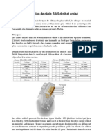 Fabrication de Câble RJ45 Droit Et Croisé