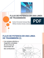 Flujo de Potencia en Una Linea de Transmisión