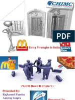 McDonald & Dominos Entry in India