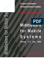 Middleware For Mobile Systems: Strategic Research Workshop