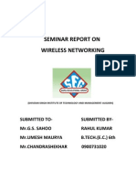 Seminar Report On Wireless Networking