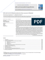 Life Cycle Cost of Ethanol Production From Cassava in Thailand