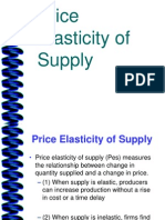 Price Elasticity of Supply