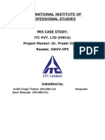 ITC - MIS Case Study