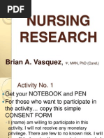 Nursing Research (1day) BAV