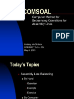 Comsoal: Computer Method For Sequencing Operations For Assembly Lines