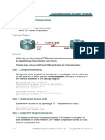 Lab 4.3 TCP Header Compression: Learning Objectives