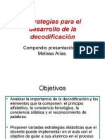 Estrategias para La Comprension Compendio Presentación de Melissa Arias.