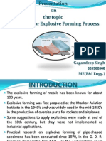 Explosive Forming Process