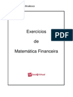 Exercicios de Mátemática Financeira