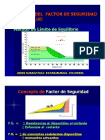 Factores de Seguridad Equilibrio Limite