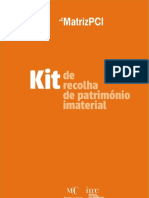 Kit Recolha Patrimonio Imaterial