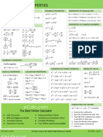 Properties: The Best Online Calculator