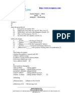 Guess Paper - 2011 Class - X Subject - Chemistry