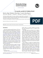 Abreu Et Al 2008 Feeding Habits of Ocelot (Leopardus Pardalis) in Southern Brazil