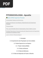 Apostila Fitossociologia