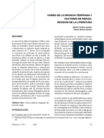 Caries de La Infancia Temprana y Factores de Riesgo