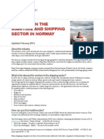 Working in The Maritime and Shipping Sector in Norway